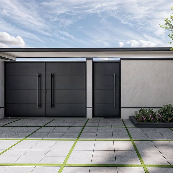 نمونه کف‌پوش بتنی محوطه